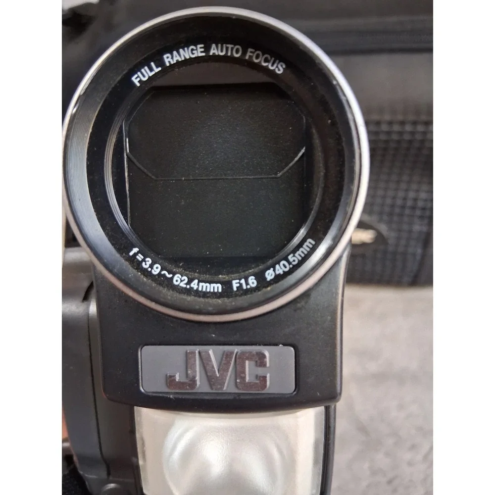 Vtg JVC GR-AX841U VHS-C Camcorder Bundle PARTS REPAIR ONLY Case Logic Bag Charge